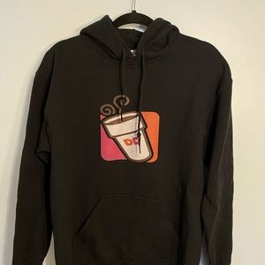 Black Dunkin’ Donuts Graphic Hoodie